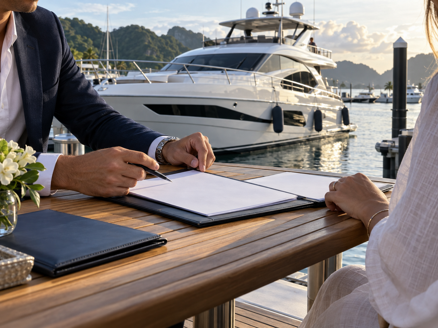 Yacht sales coordination service